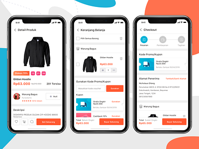 E-commerce App app clean design e commerce ios ios11 iphone iphone x market marketplace mobile shop store ui ui kit ux