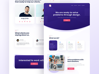 Design Studio Landing Page