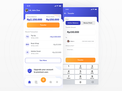 Fintech Wallet App - quick exploration