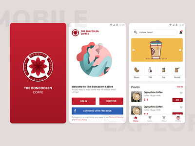 Coffee Mobile Applications - Exploration apps coffe coffe mobile apps coffee shop design design app designchallenge illustration inteface minimalist mobile mobile ui typography ui ui design uidesign