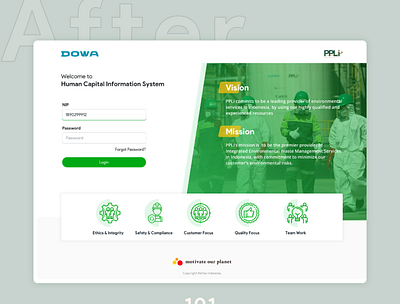 Redesign Landing Page - DOWA - PPLI app branding design designchallenge graphicdesign illustration minimalist typography uidesign webdesign