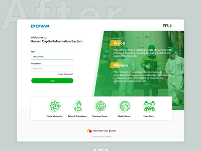 Redesign Landing Page - DOWA - PPLI