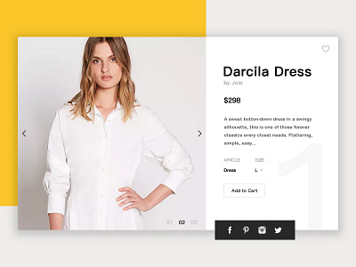 Product details page page ui web