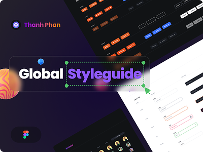 Global Styleguide app design system ui ux web
