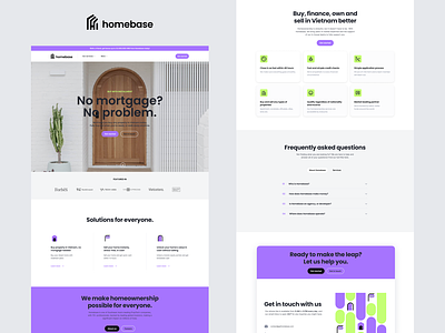 Homebase: web design branding digital design landing page product design saas ui ux visual identity web design