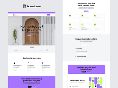 Homebase: web design