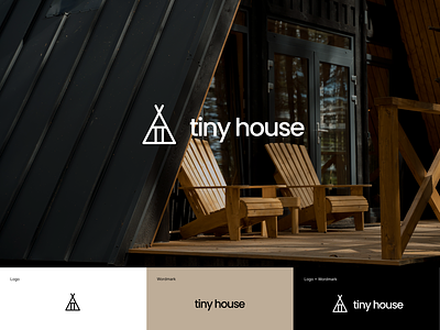 Tiny house: Branding branding logo product design visual identity web design
