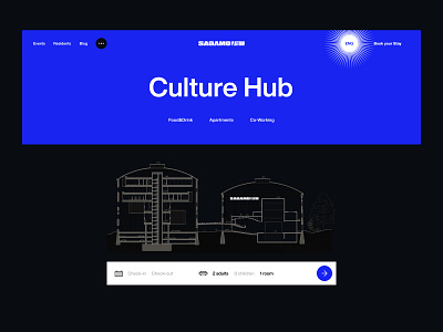 SAGAMO PLATFORM | Culture Hub black branding clean design logo minimal typography ui ux web