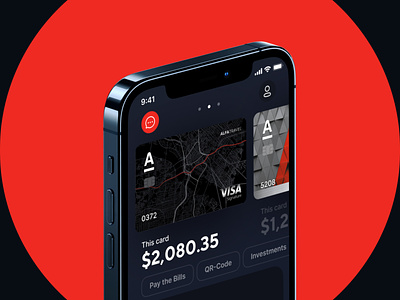 Alfa-Bank | iOS App app bank banking app black card clean design finance minimal ui ux
