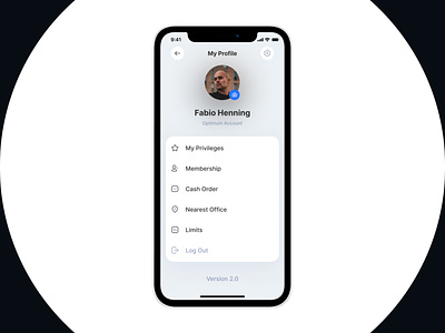 Alfa-Bank | iOS App app bank banking card clean ios iphone12 minimal profile red ui ux white