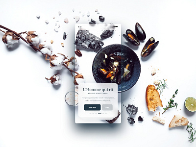 Harms | Recipe App art card clean design fit fitness food food app ingredients ios minimal mobile app recipe recipe app recipes taste typography ui ux yummy