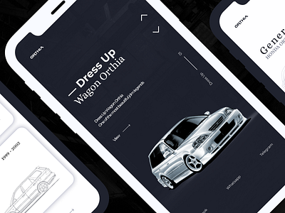 Honda Orthia — [Project]* app car clean concept creative drive illustration logo typography ui ux vector web webdesign