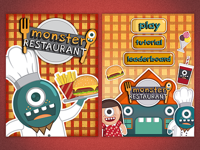 Monster Restaurant game games gui interface user