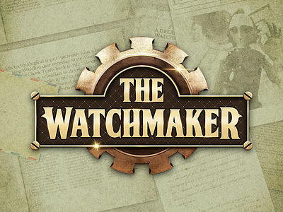 The Watchmaker Logo game logo logo watchmaker
