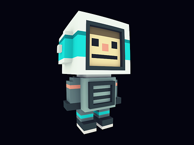 Astronaut Voxel astronaut character gameart voxel