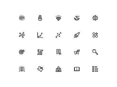 Custom Icons icon design icon set iconography