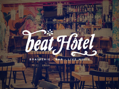 Beat Hotel cambridge logo restaurant website