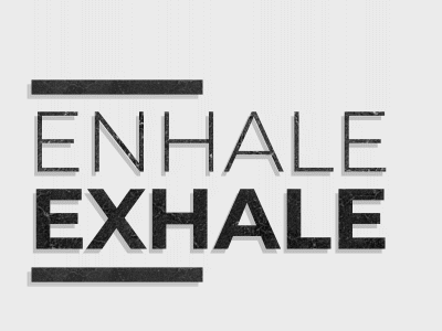 Enhale...Exhale after effects aftereffects animation design lettering morphing motion graphics type