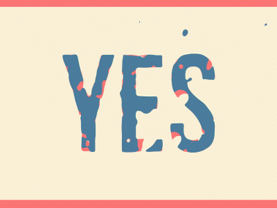 Yes No after effects aftereffects animatedgif animation gif liquid motion graphics motiongraphics no type yes