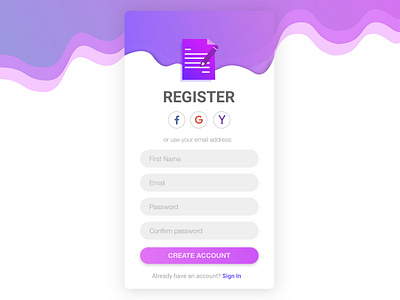 Registration form design form form design reg register form registration form registration page sketch app ux vector web web design