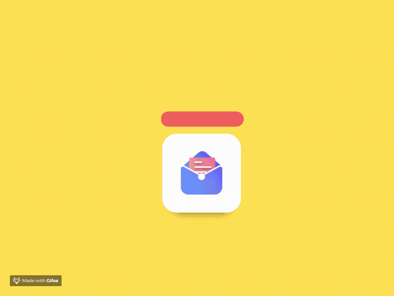 Email Alert UI concept alert animation button animation design email icon notification ui concept ux
