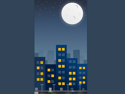 Night city Illustration