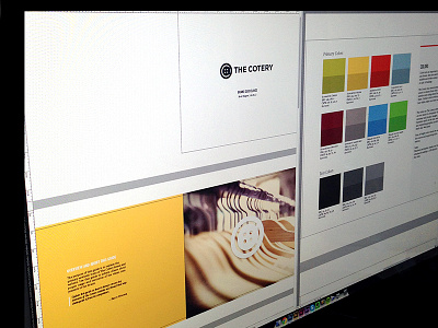 Brand Guide brand guide indesign the cotery