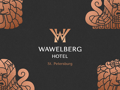 Wawelberg Hotel branding graphic design logo