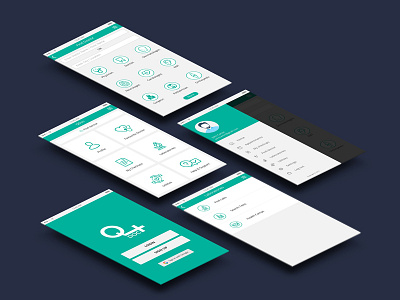 Qdoc App app design application ui ui design ux