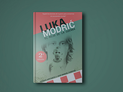 Book Luka Modrić book cover design luka modric