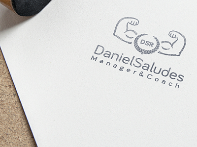 Daniel Saludes | Logo logo fitness sport logotipo