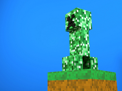 Creeper 01 3d 3ddesign minecraft