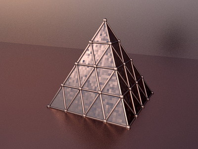 Bronze Pyramid 3d 3ddesign bronze bronze pyramid pyramid