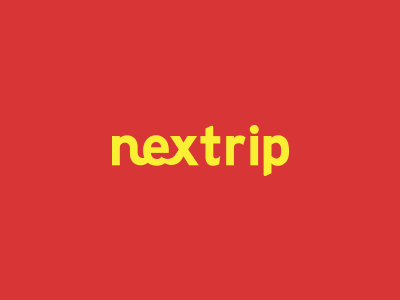 Nextrip branding logo logo design logotype typography