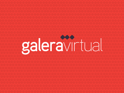 Galera Virtual brading logo logo design logotypo typography
