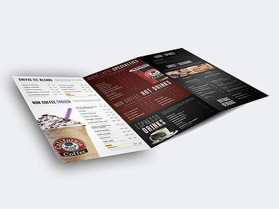 Menu Restaurant coffee design food graphic menu paper restaurant