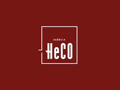 Agência HeCO branding design lettering logo type
