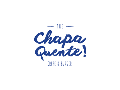 Chapa Quente branding design food lettering logo restaurant type