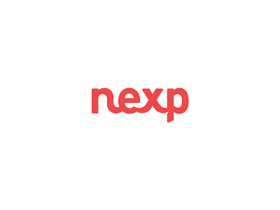 nexp brand branding design logo type