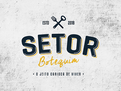 Setor Botequim brand branding design logo