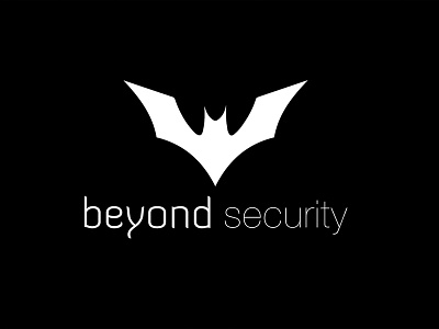 Logo Beyond Security badman beyond blackandwhite corporate creative identity logo security