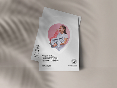 Flyer for Ansimoda clean design economical flyer graphic design identity design laundry minimalistic vector