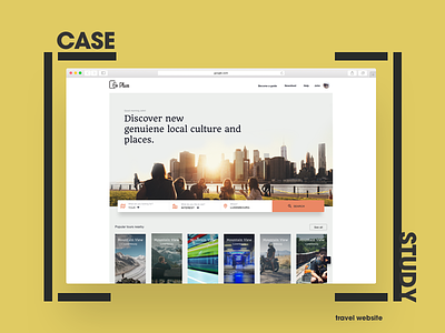 Side Project - Travel website side project travel ui