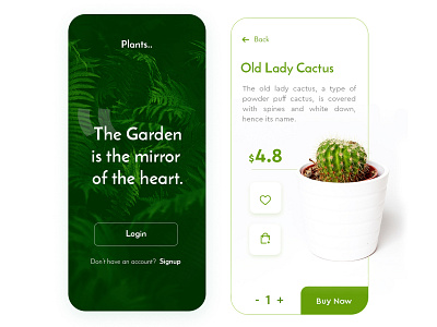 Plant App Interface