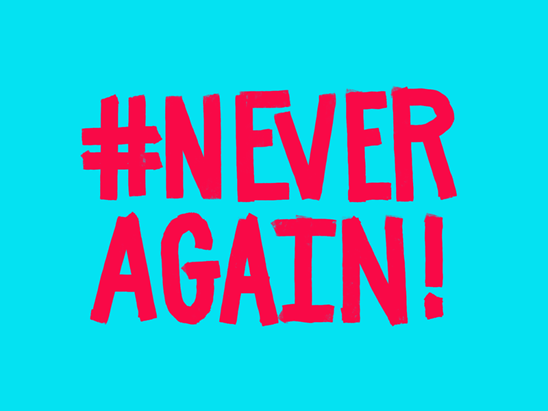 #NeverAgain never a gun never again neveragain nra