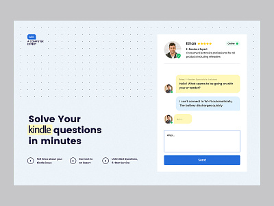Ask a Computer Expert Landing Page
