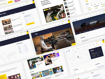 International Wheelchair and Amputee Sports Federation accessibility application article contact form content page federation landing page landing pages news portal sports wcag website websites wheelchair whitespace whitespaces yellow