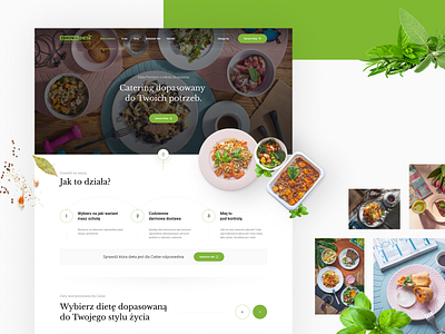 Dieta Premium - Zdrowa Dieta Catering application catering delivery design figmadesign food food app food delivery health health food landing landingpage user experience user inteface website websites whitespace