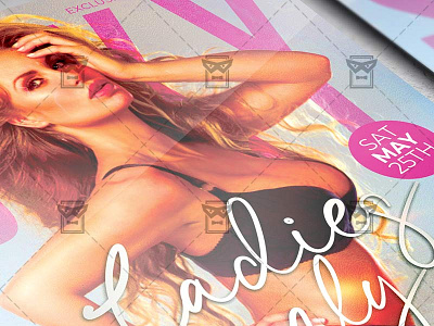 SEXY LADIES ONLY TEMPLATE – FLYER PSD + INSTAGRAM READY SIZE