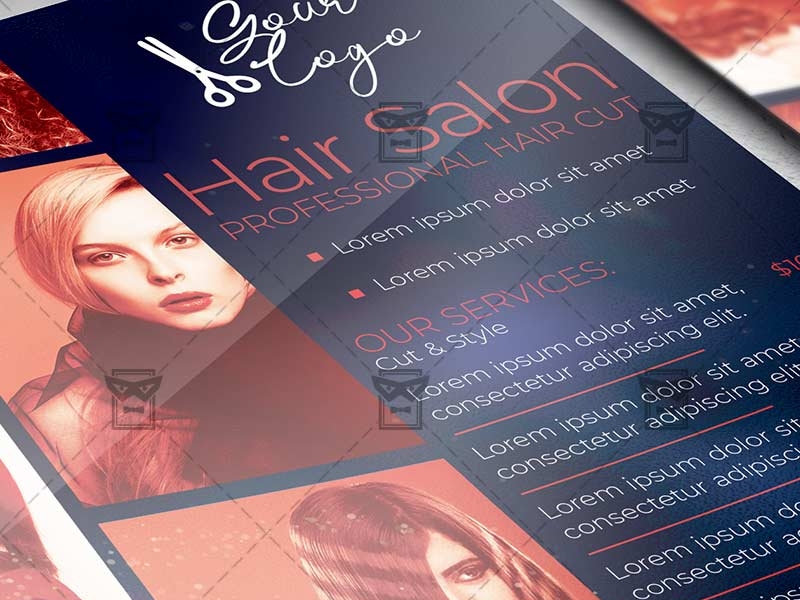 Hair Dresser - Flyer PSD Template by Exclusive Flyer on Dribbble